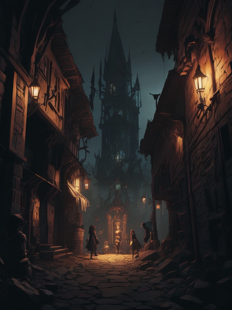 Concept art for darkest dungeon