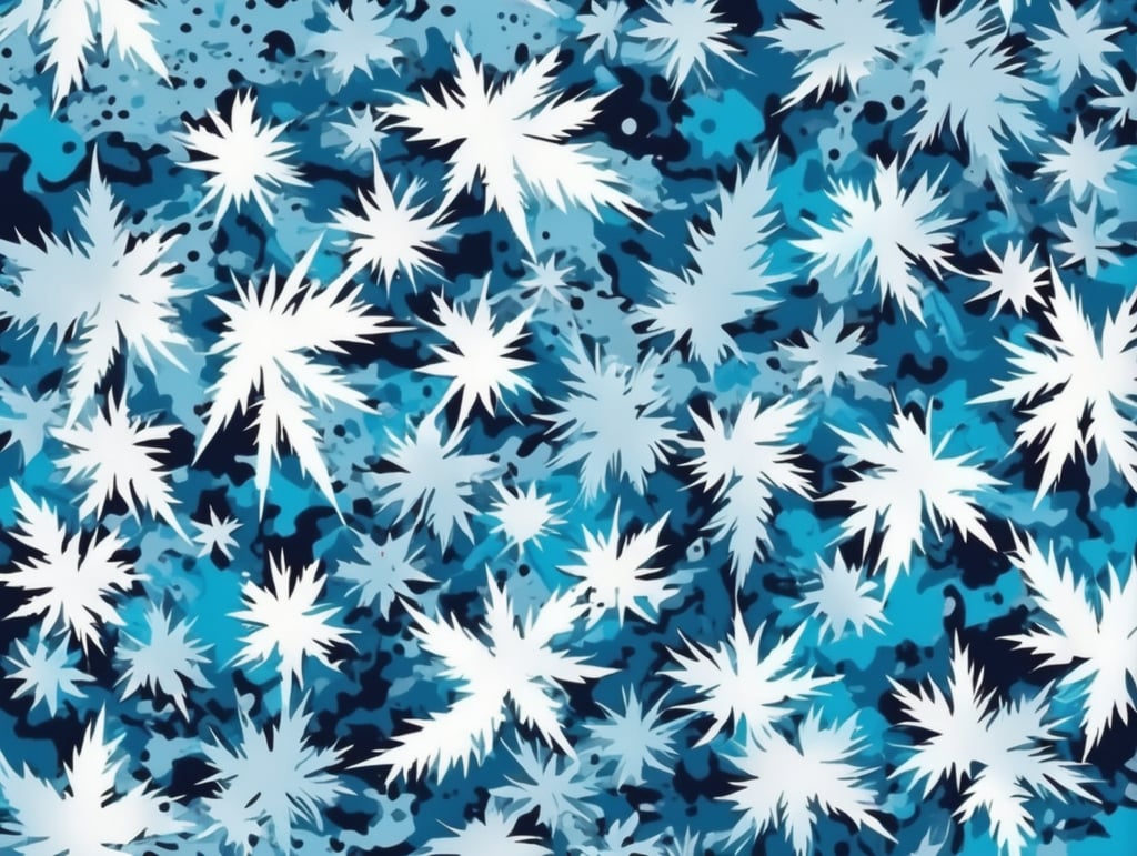 urban ice camouflage pattern