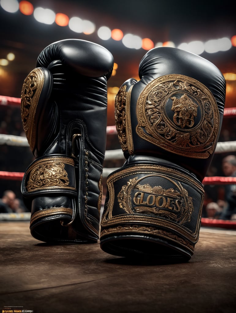 boxing glvoes with strap