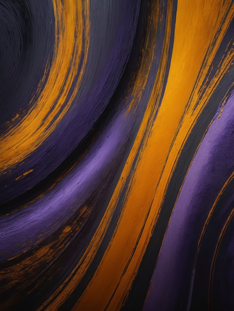 Abstract swirling patterns of lavender and golden hues blending seamlessly, creating a vibrant and dynamic visual. Use these captivating paint textures as a foundation for your brand's supporting backgrounds, exuding a sense of creativity and fluidity. The view from the top offers a unique perspective, capturing the essence of liquid movement and energy