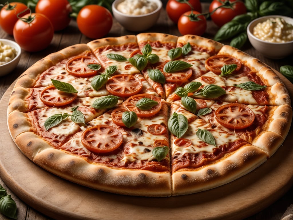 Food Photography of Italian pizza. beauty photography