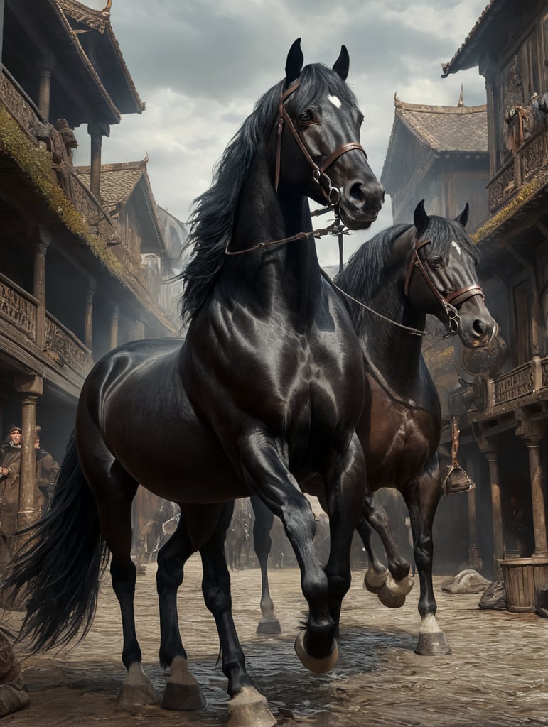 quiero un caballo negro