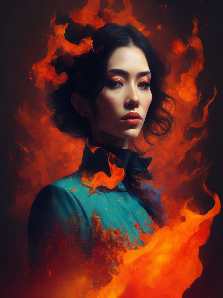 Portrait of the most beautiful form of chaos, elegant, a brutalist designed, vivid colours, romanticism, by james jean, roby dwi antono, ross tran, francis bacon, michal mraz, adrian ghenie, petra cortright, gerhard richter, takato yamamoto, ashley wood, atmospheric, trending on artstation, masterpiece.