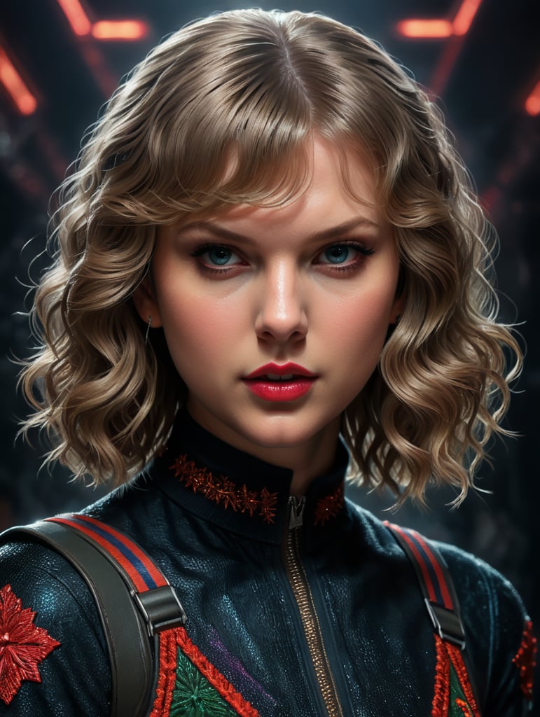 taylor swift as vecna from stranger things