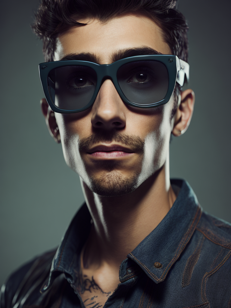 cartoon character with (((sunglasses)))