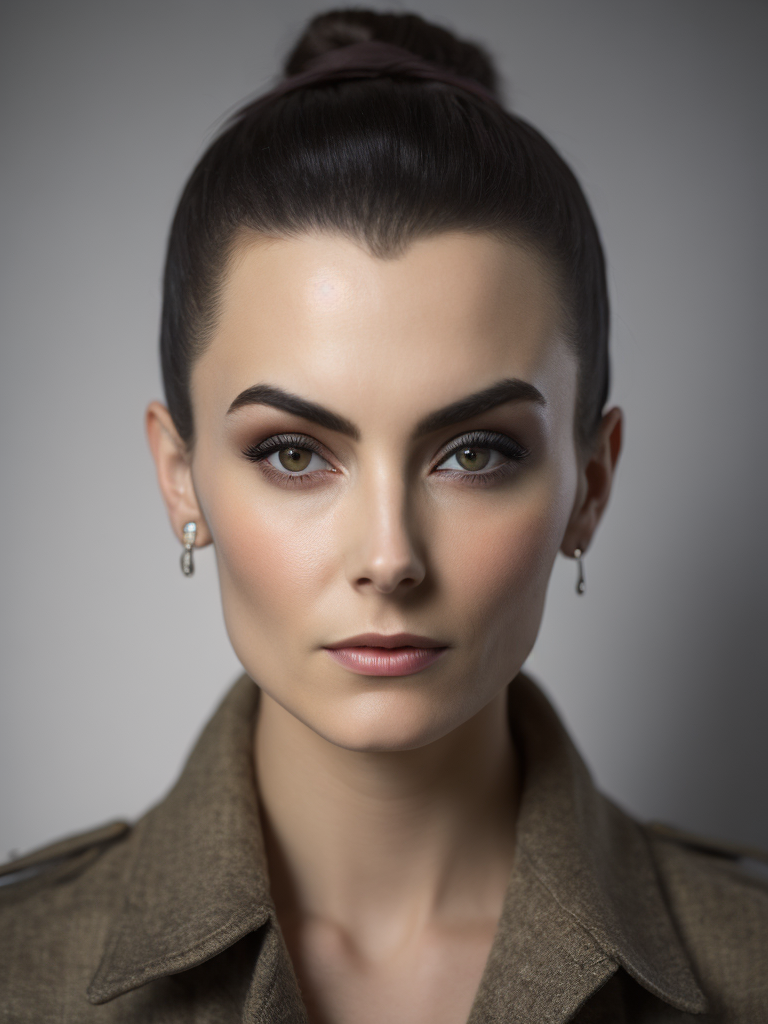 23 y o Sinead O'Connor in her element as a punk goddess, ultra photo realistic, HD