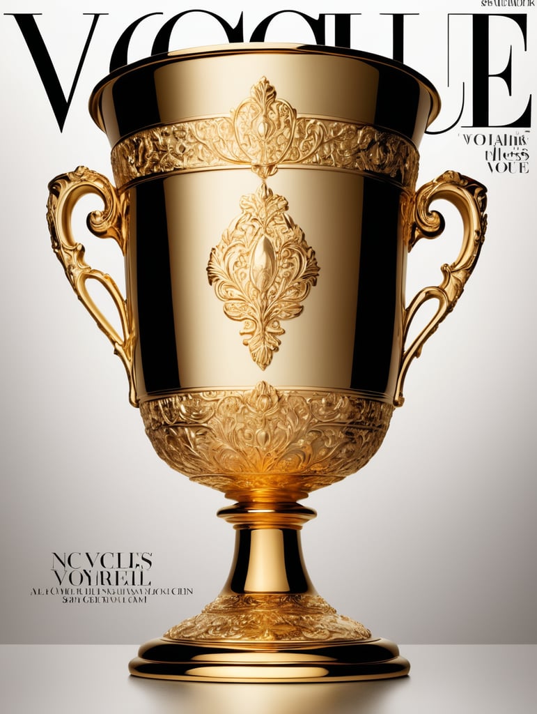 Golden Grail Cup on the cover of Vogue