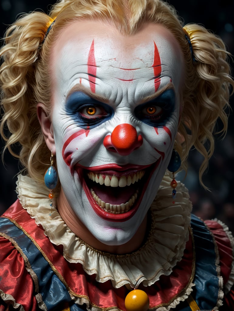 Britney Spears scary clown