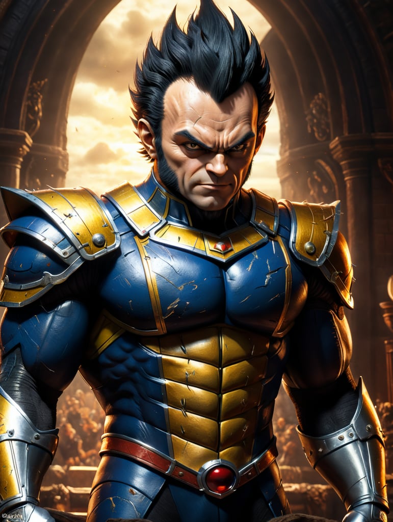 vegeta in a looney tunes costume