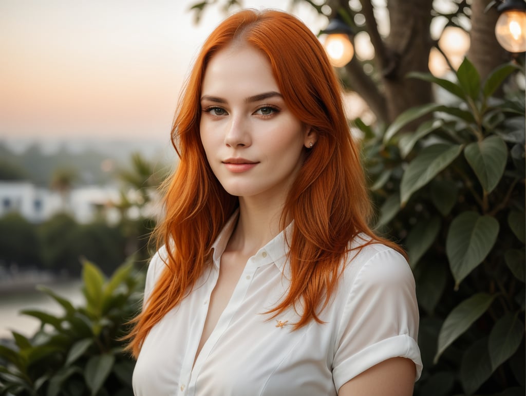 woman,full body. Beauty, celebrity. Skin color - very pale white. Hair color-orange. Hair length: long, straight. Height: 202 cm. She is a tall woman with a very good posture. Weight: 100 Women are one and the same person. The same face, body of women. A real person.