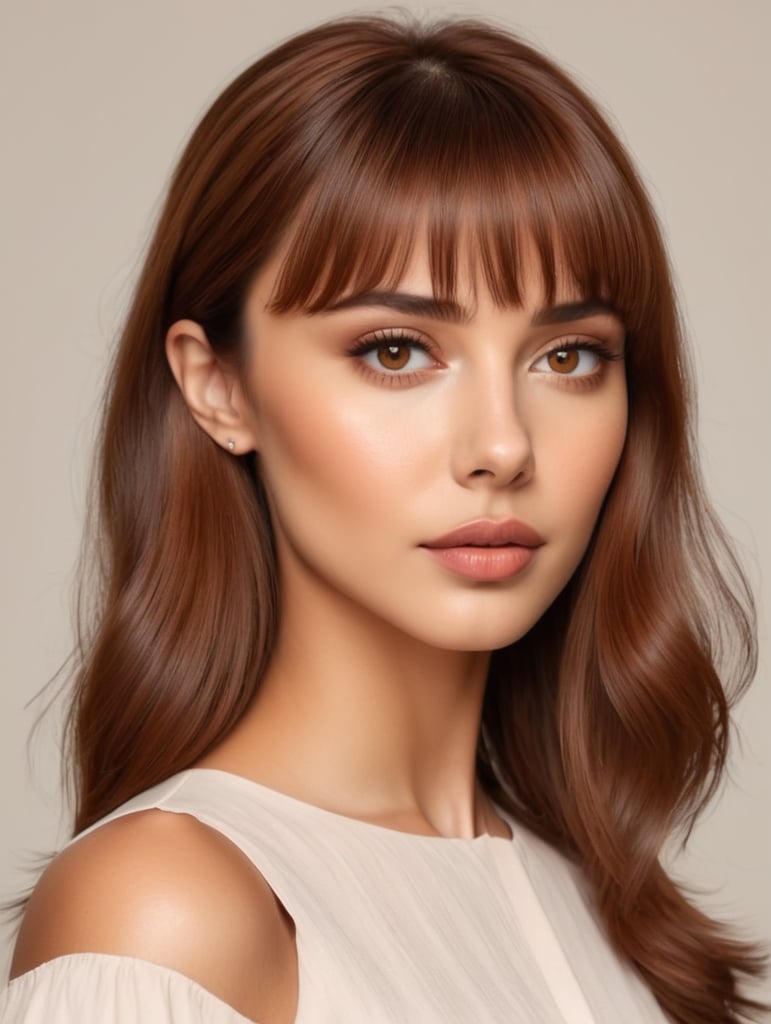 orta boy kahkullu kızıl kahve saç buğday ten normal açık kahve renkli göz küçük burun normal dudak keskin çene çizgisi açık renkli kaş