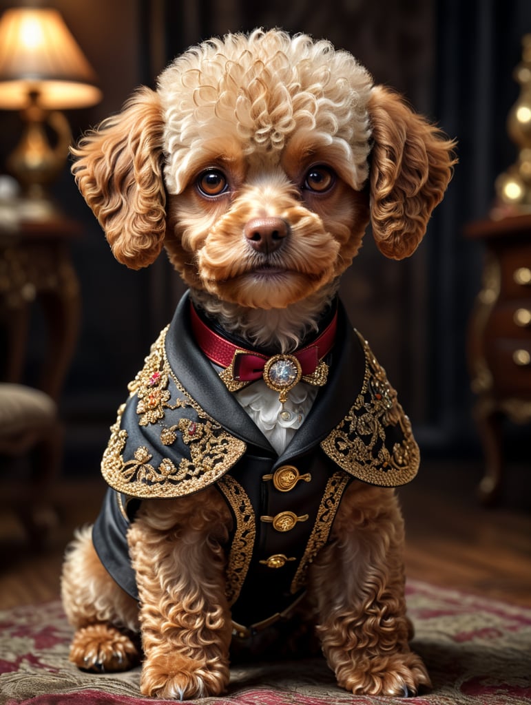 flora toy poodle brown color very beautiful and very cute dog