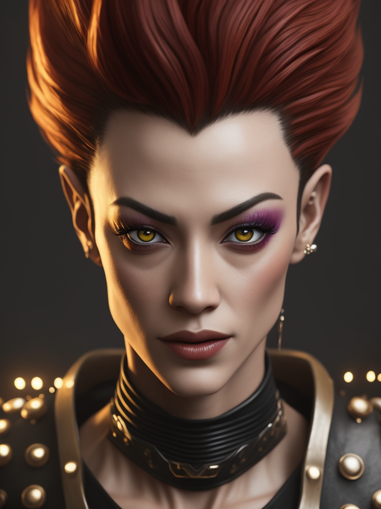 realistic hisoka from hunter x hunter as a mortal kombat character