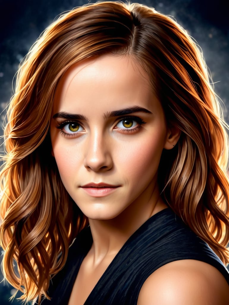 Portrait of Emma Watson, Harry Potter