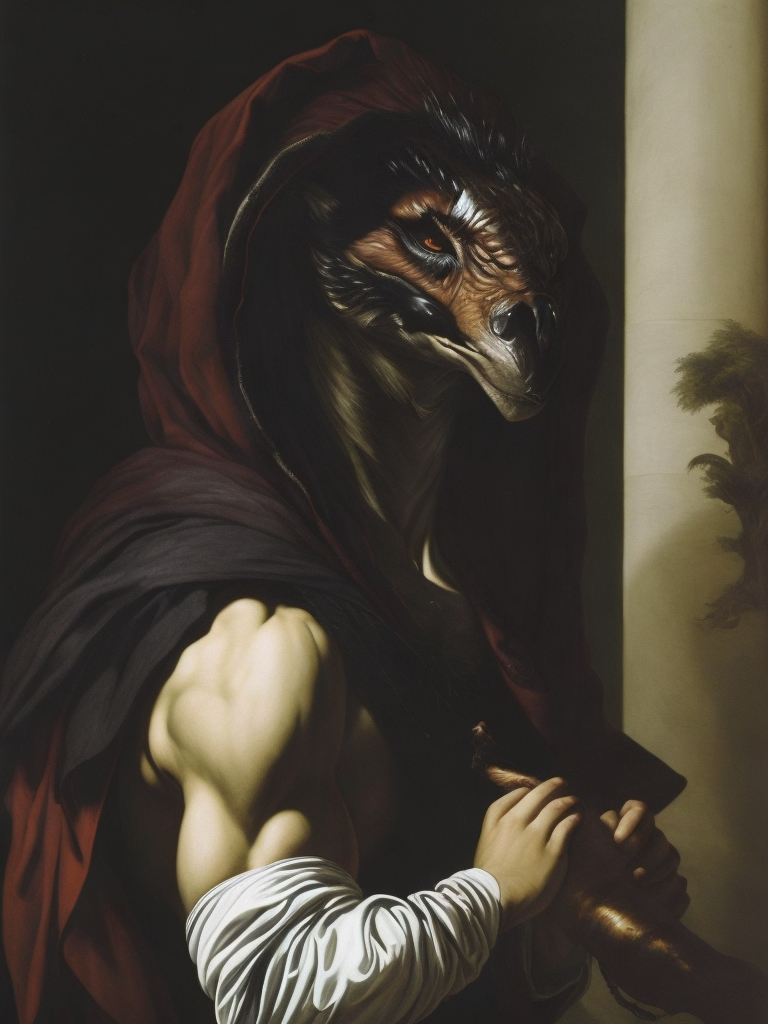 the predator created by Caravaggio