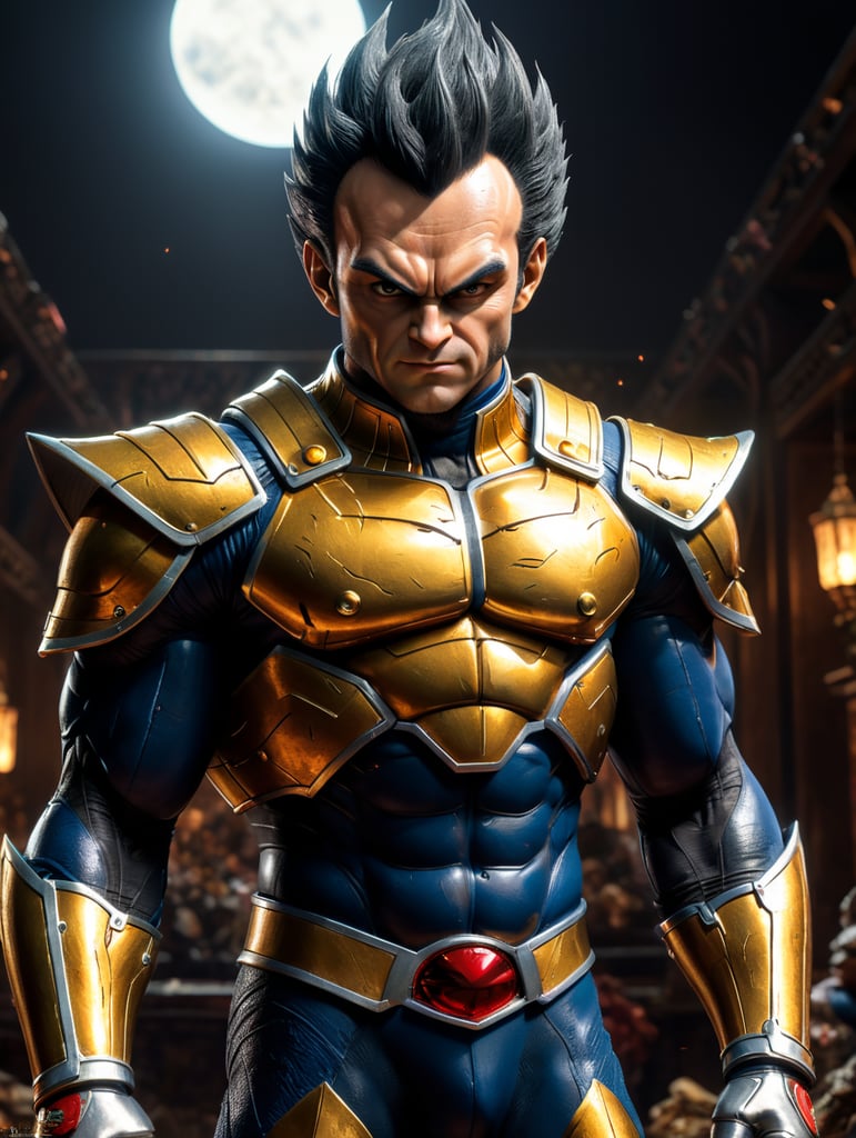 vegeta in a looney tunes costume