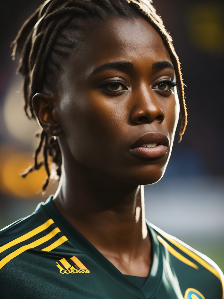 Epic Portrait of a Women Soccer Player, Fifa Women's World Cup, South Africa