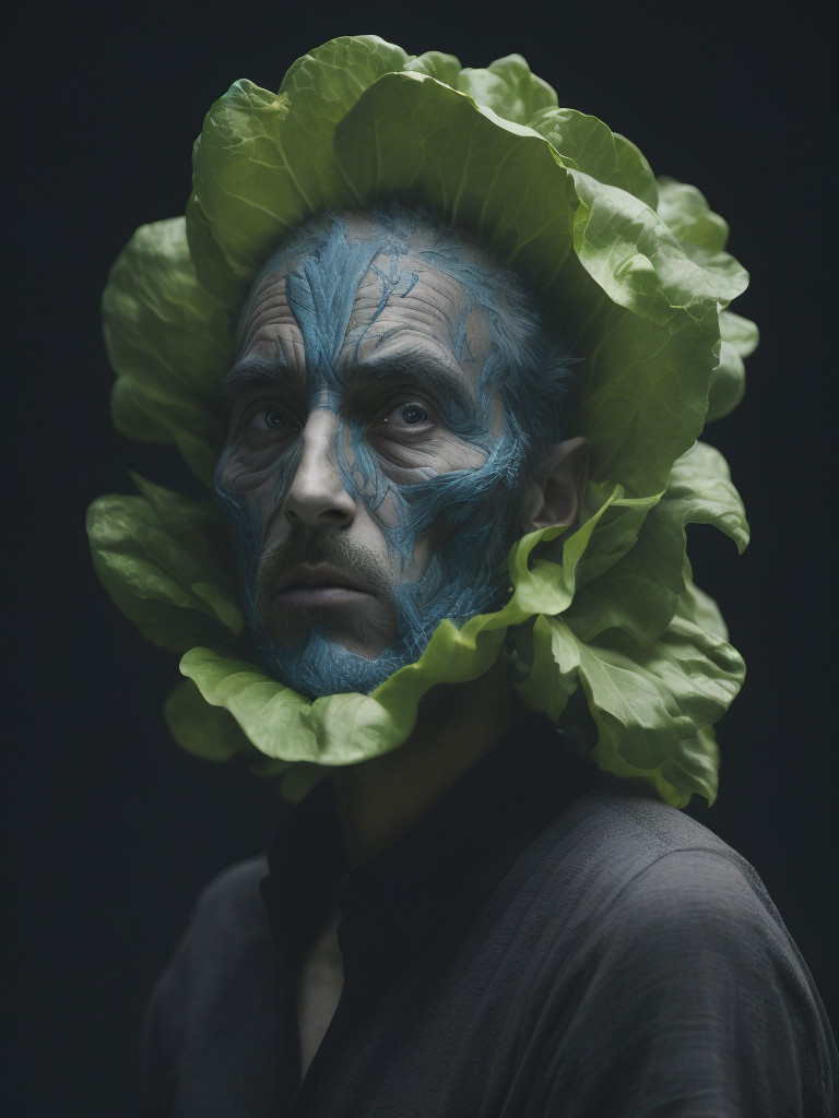 The anatomy of a head of lettuce, an ultrafine detailed painting by james jean, behance contest winner, vanitas, angular, altermodern