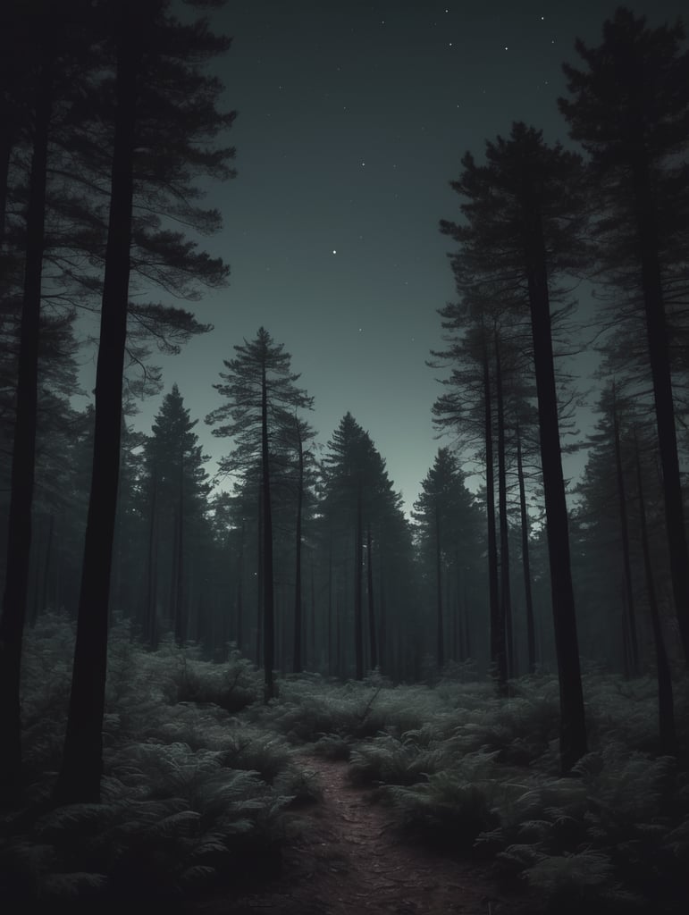 Forest at night