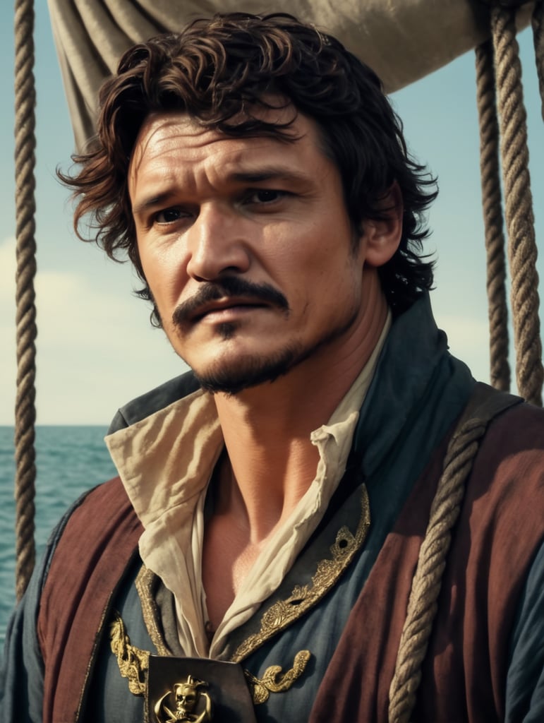 Pedro Pascal as a pirate