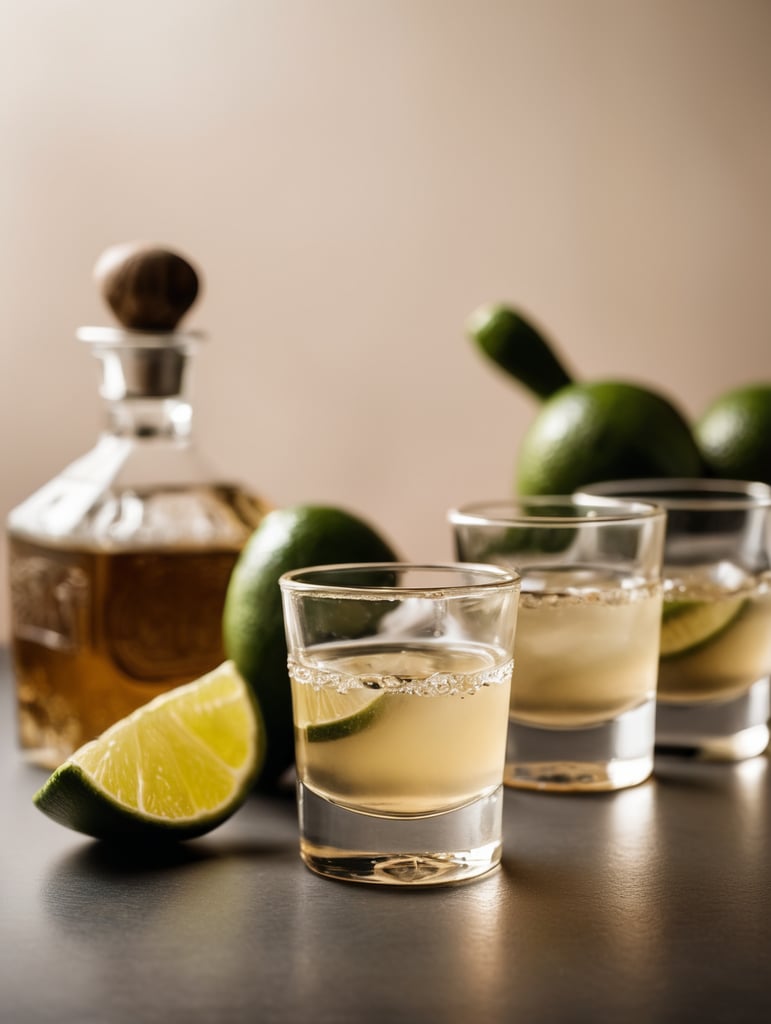 shot of tequila photography