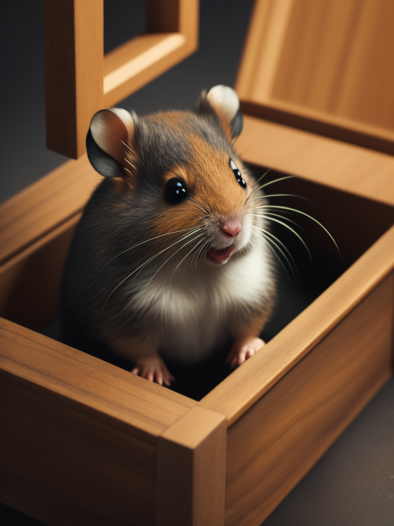 hamster in a box