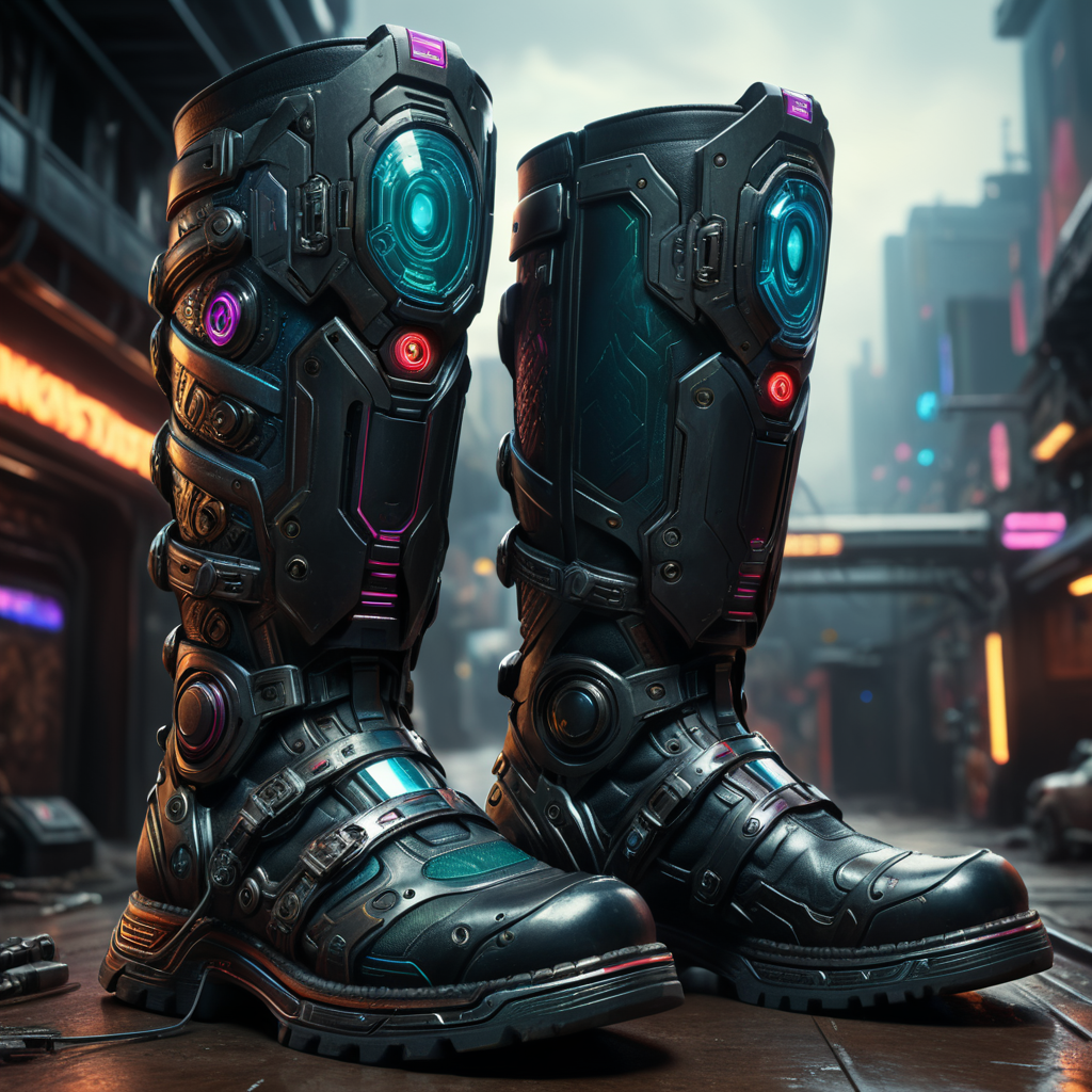 cyberpunk magnetic boots