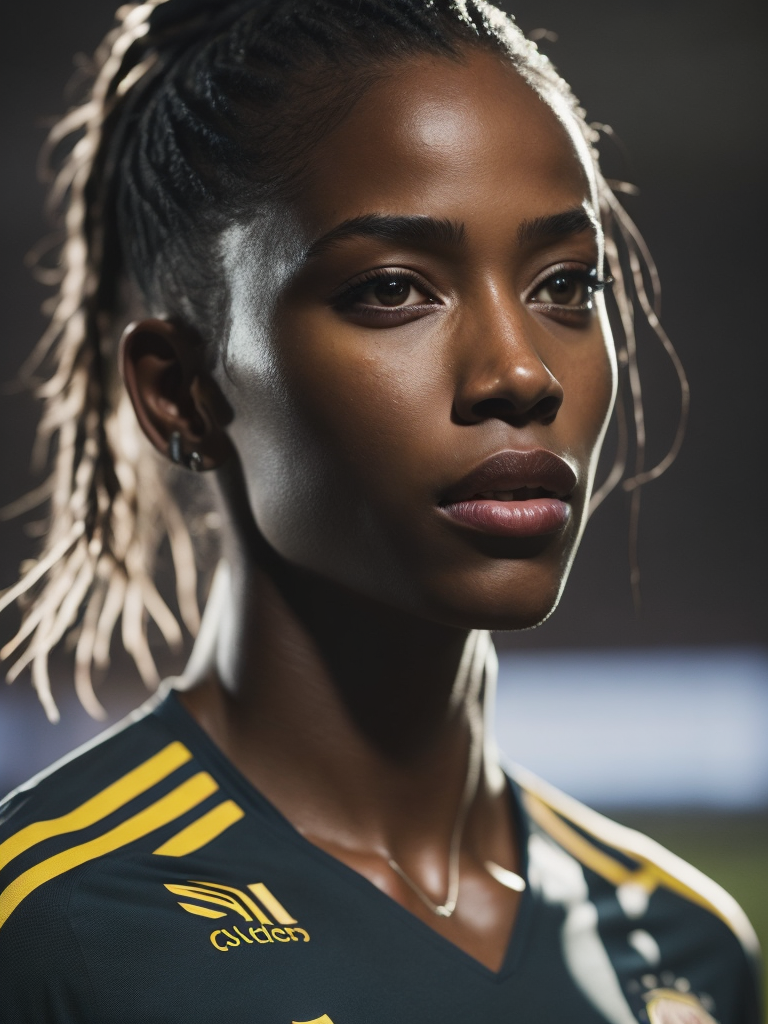 Epic Portrait of a Women Soccer Player, Fifa Women's World Cup, South Africa