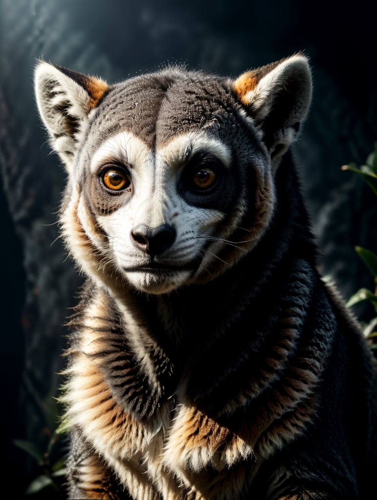 A lemur on the cover of vogue magazine