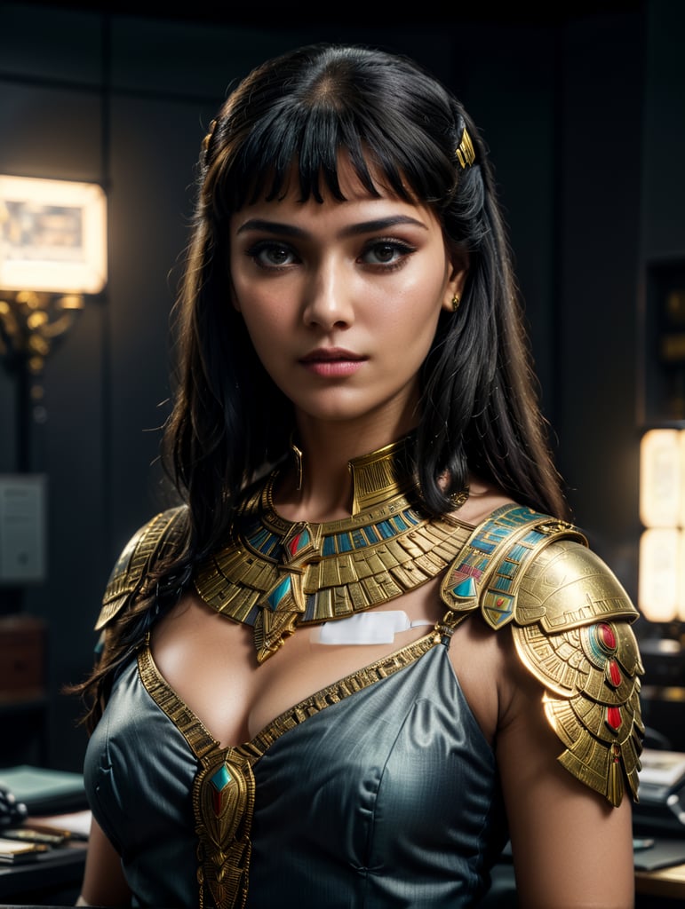 Cleopatra as a office worker