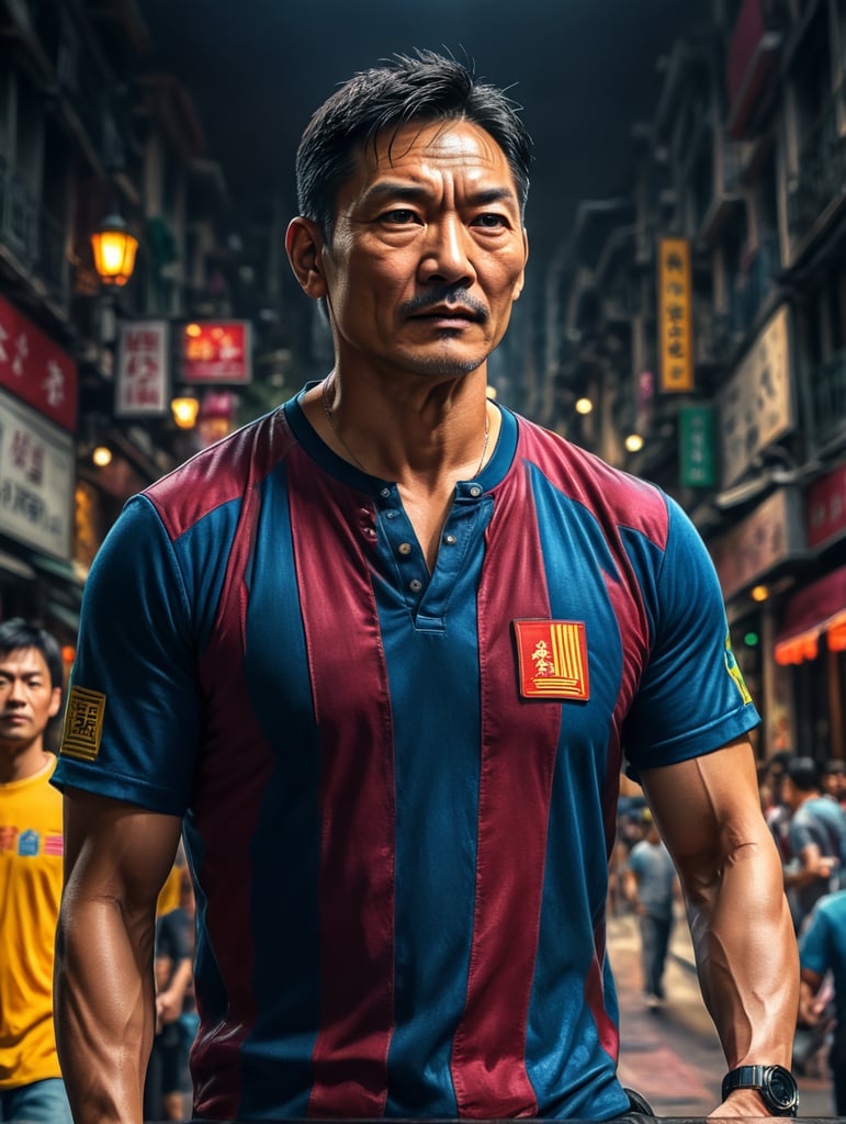 hongkong andy lau in Barcelona 16k 1080p ultra