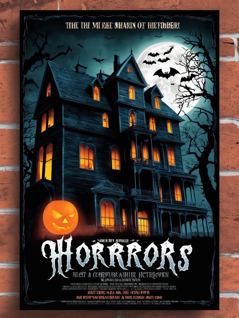 Night of Horrors Halloween Poster
