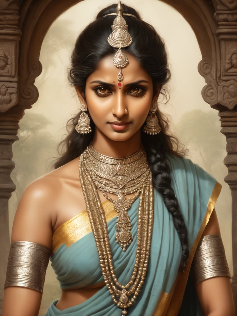 Sabari, a devout woman, was famous for her unwavering devotion to Lord Ram.”