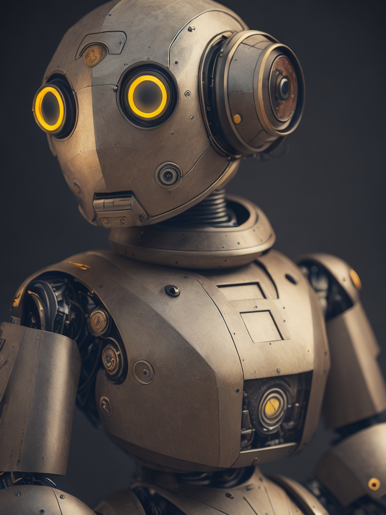 very strange and funny robot