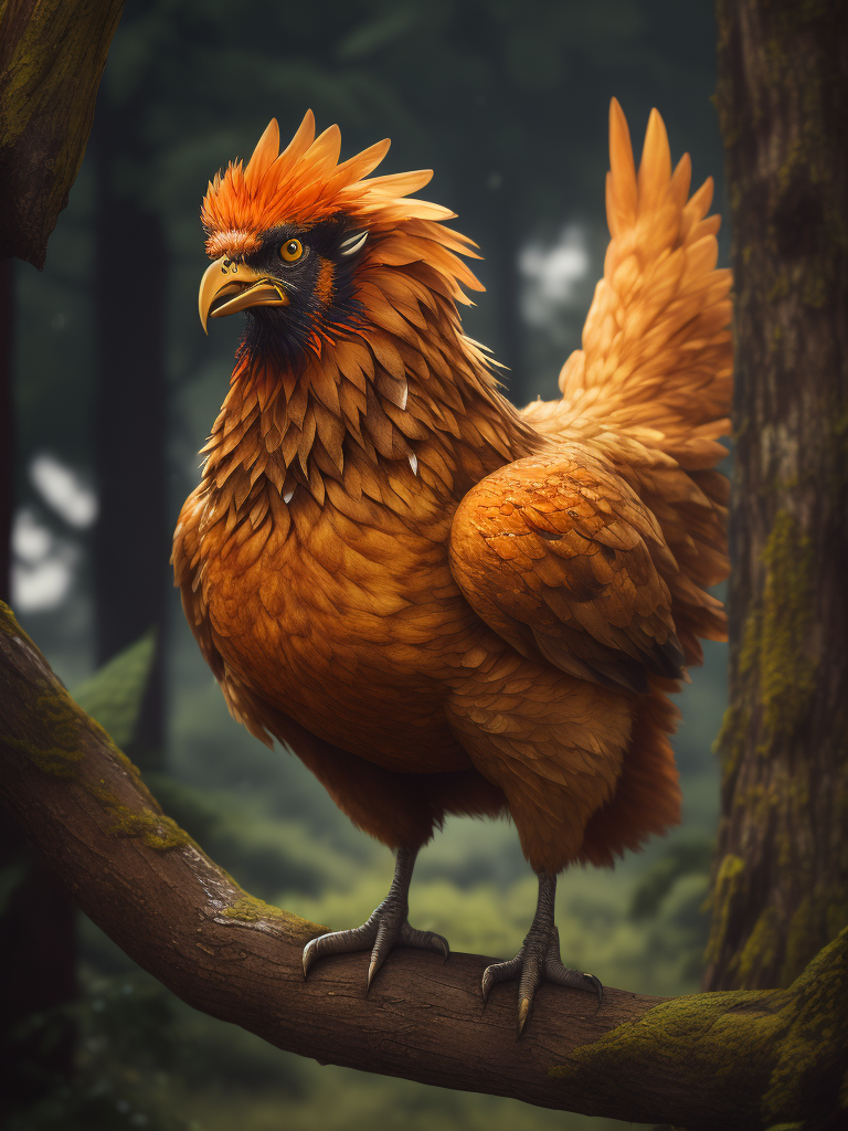 fried chicken growing in trees