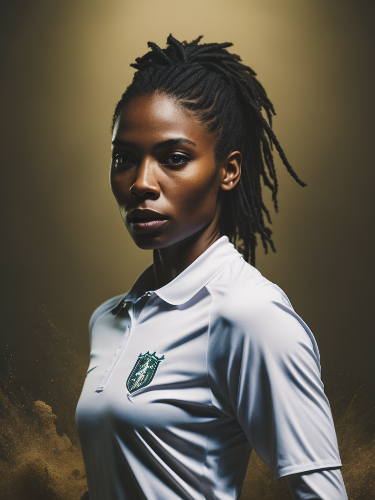 Epic Portrait of a Women Soccer Player, Fifa Women's World Cup, South Africa