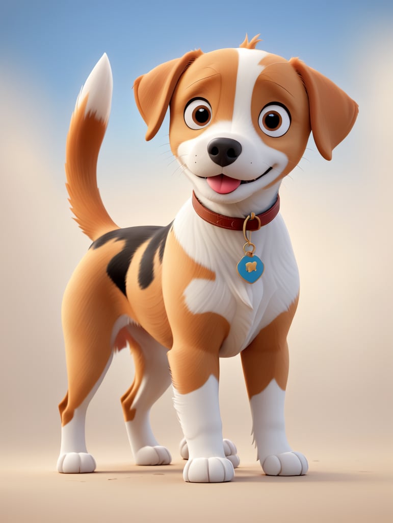 Beagle jackrussle mix dog