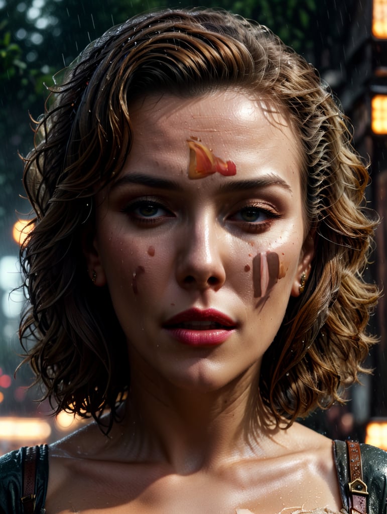 "beautifully demure Marilyn Monroe outside in the rain, pale skin, eyes wide open, shoulder length hair, brown eyes, alluring, revealing, blushing. Intricate details, HDR, beautifully shot, hyperrealistic, sharp focus, 64 megapixels, perfect composition, high contrast, cinematic, atmospheric, mid shot, photorealistic" "head and shoulders portrait, 8k resolution concept art portrait by Greg Rutkowski, Artgerm, WLOP, Alphonse Mucha dynamic lighting hyperdetailed intricately detailed Splash art trending on Artstation triadic colors Unreal Engine 5 volumetric lighting, steampunk engine"