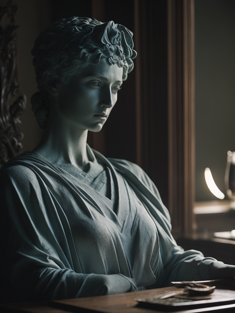 marble ancient Greece vase, sharp on details