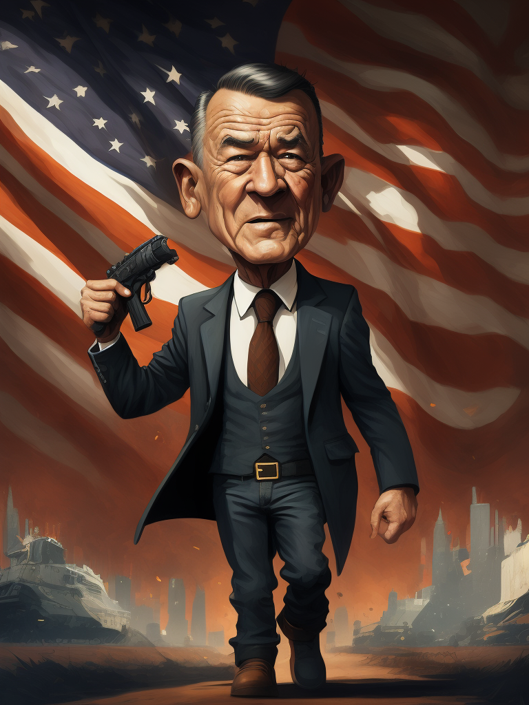 john wayne illustrated by Skottie Young