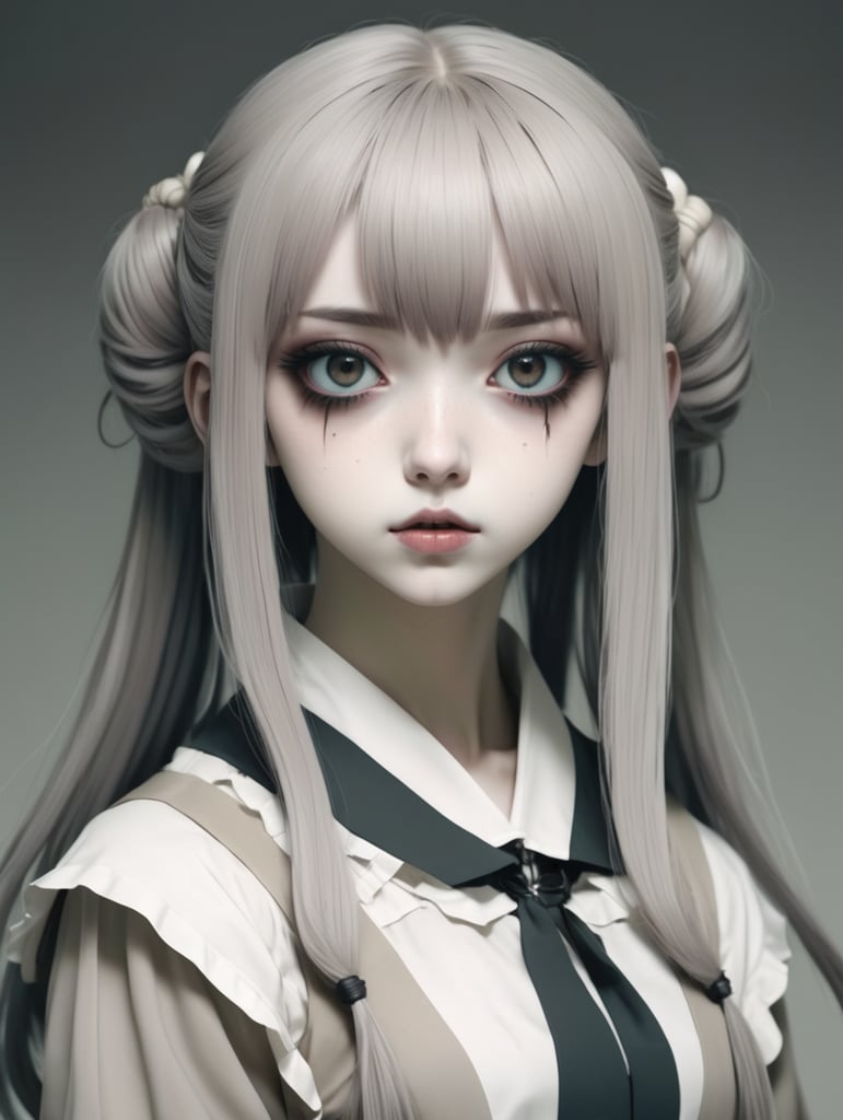 anime creepy girl