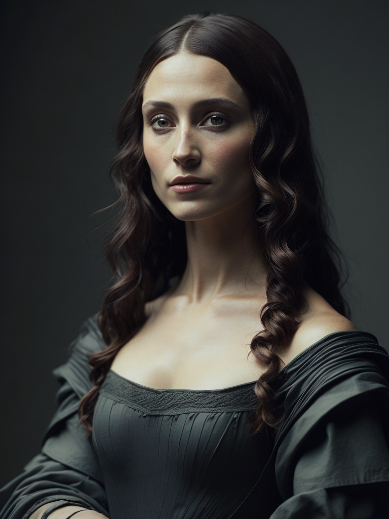 Mona Lisa Leonardo da Vinci, original art