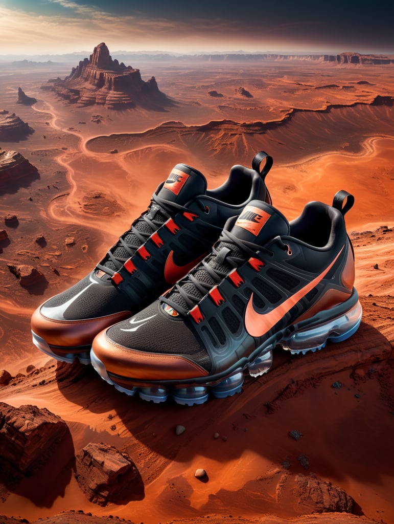 Nike Vapor Max on Planet Mars