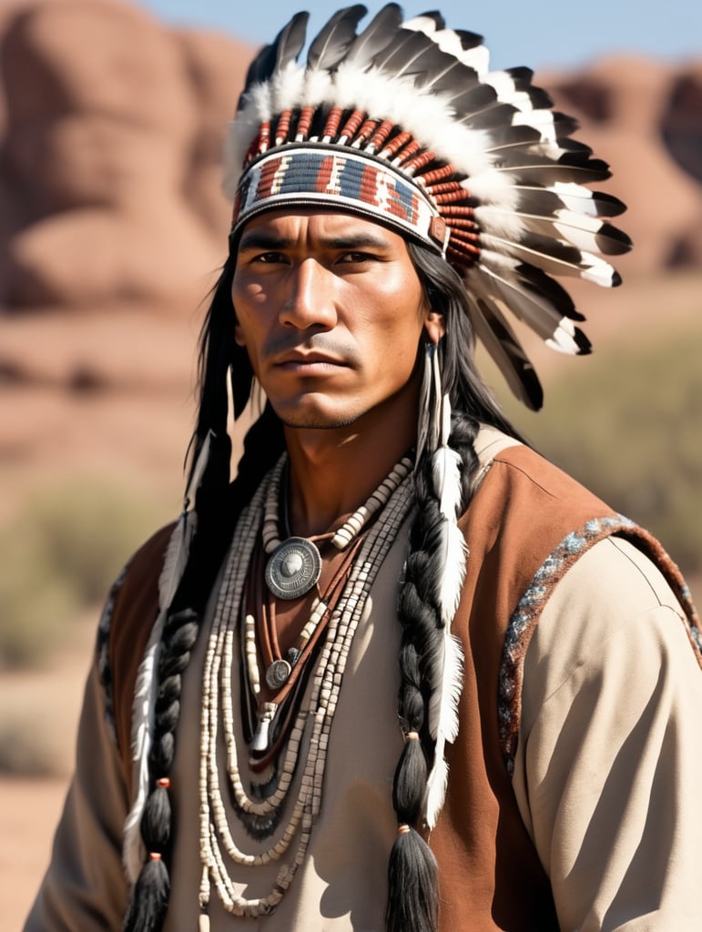 original clothing native American male