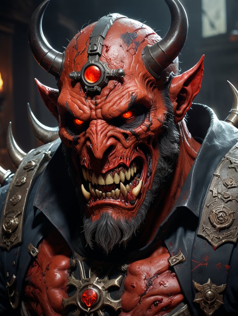 Bloody oldstyle tf2 spy hell demon horror creepy 666