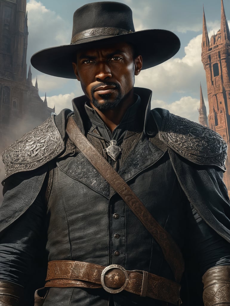 Portrait of Roland from the Dark Tower book series