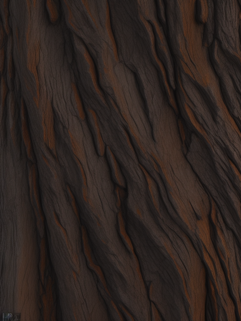 Dark Tree bark texture, pattern, background, top view, organic texture, seamless texture, embossed bark