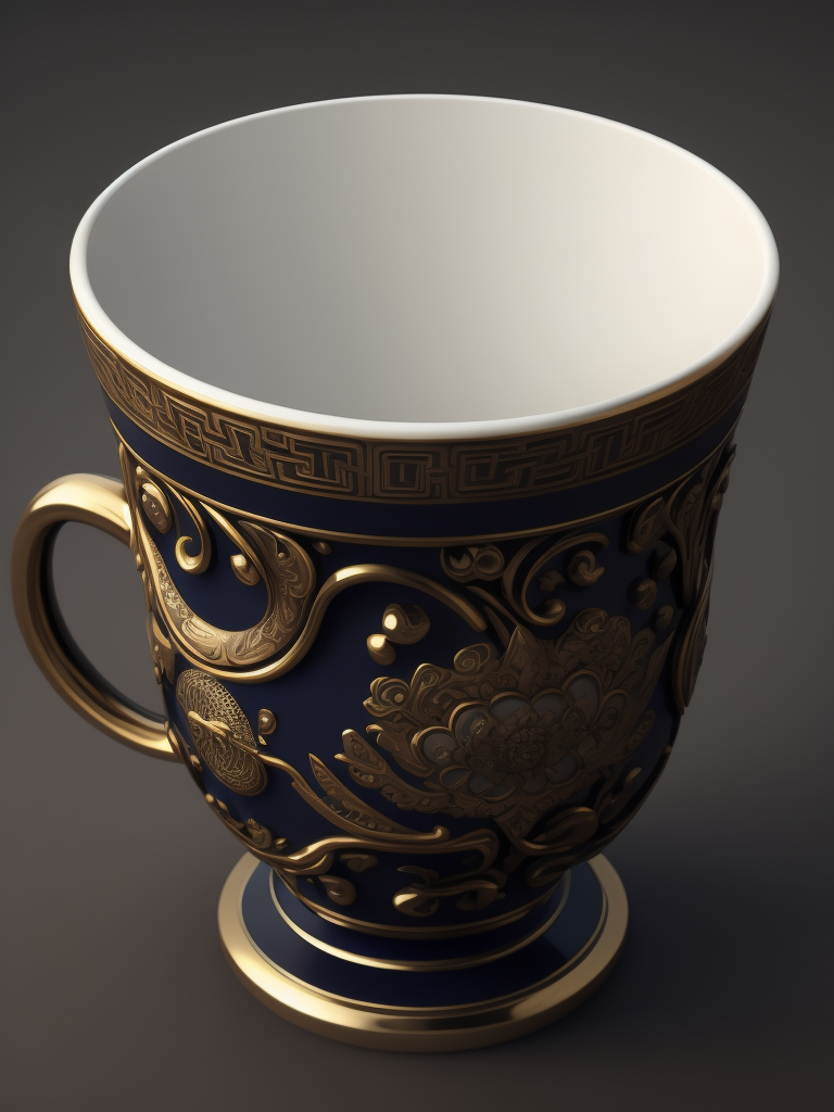 Porcelain cup, dish, chinese style, ornament, pattern