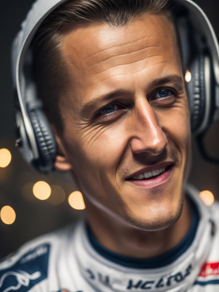 portrait of a Michael Schumacher