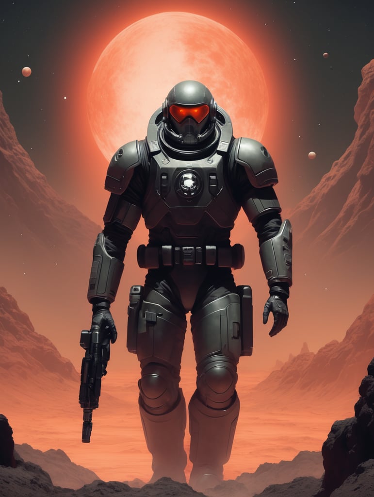 Premium Free ai Images | Space Inferno: Cosmic Damnation